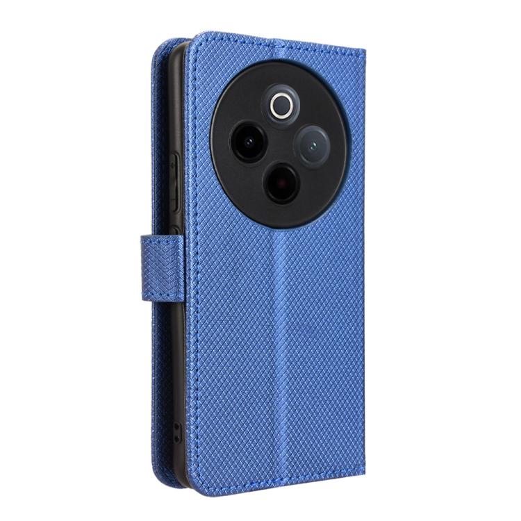 For vivo T4 5G / iQOO Z10 5G Global Diamond Texture Leather Phone Case