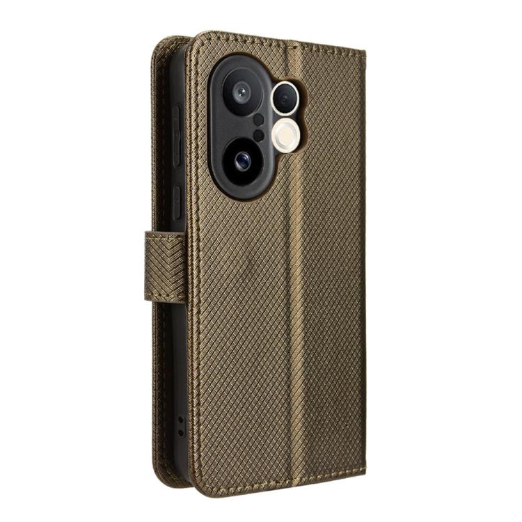 For vivo X200 FE / S30 Pro mini Diamond Texture Leather Phone Case