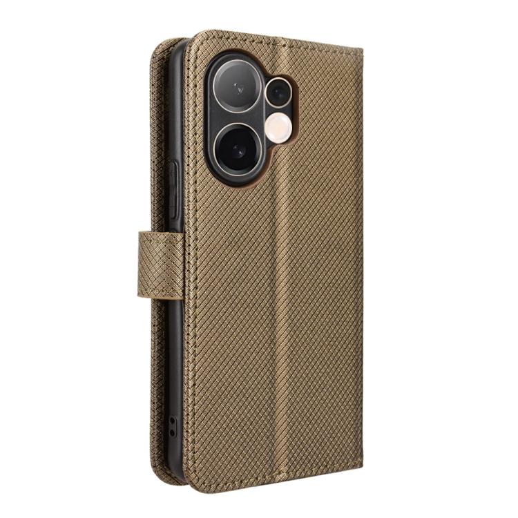 For vivo V60 5G Diamond Texture Leather Phone Case