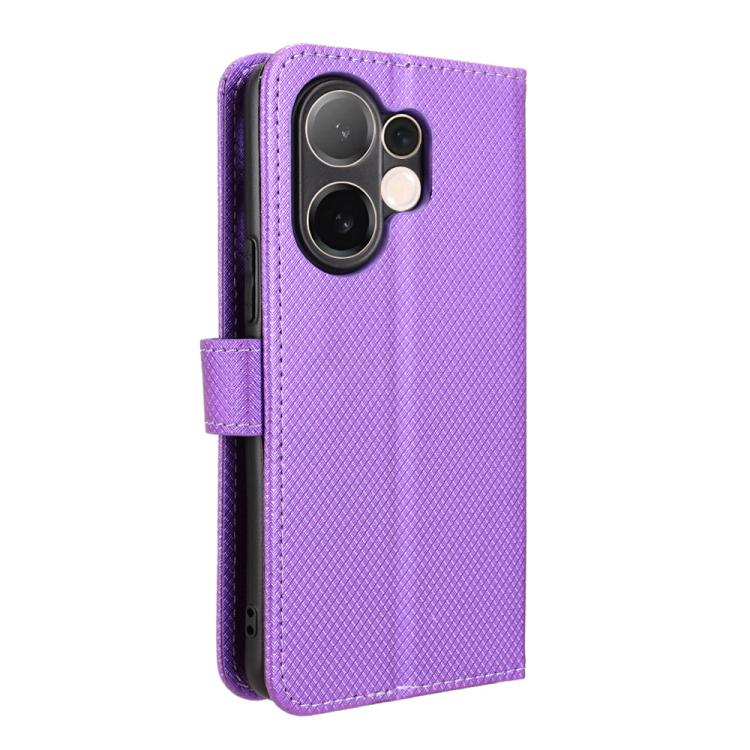 For vivo V60 5G Diamond Texture Leather Phone Case