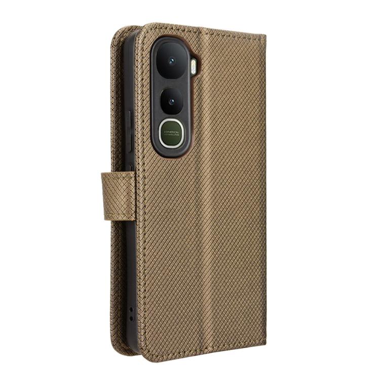 For vivo Y400 4G / 5G / iQOO Z10 Lite 4G Diamond Texture Leather Phone Case