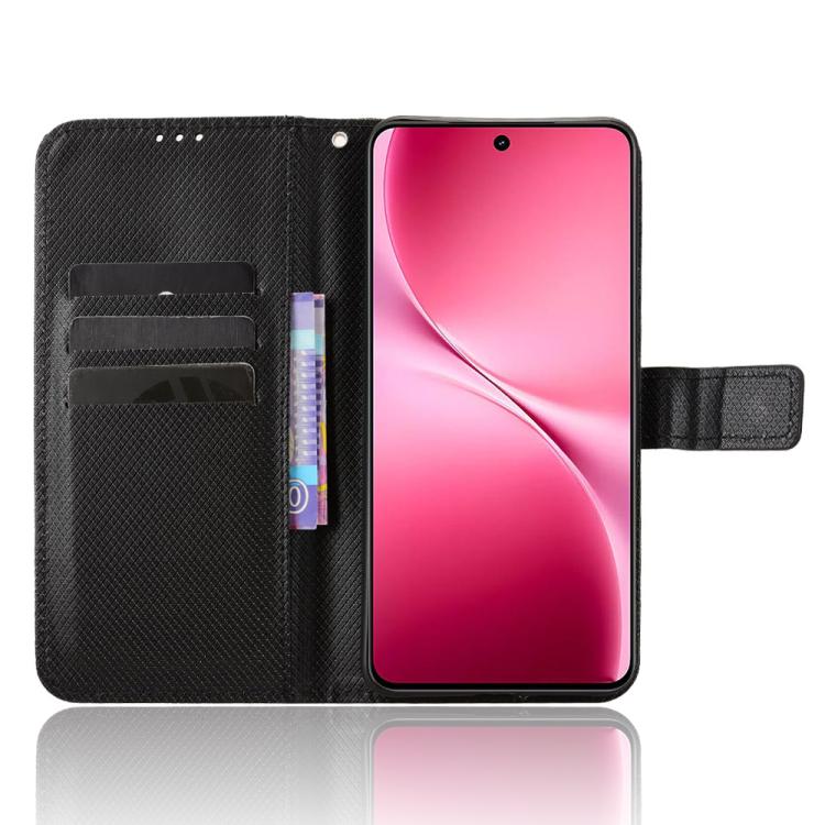For vivo V60 Lite 4G / 5G Diamond Texture Leather Phone Case