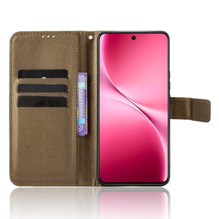 For vivo V60 Lite 4G / 5G Diamond Texture Leather Phone Case