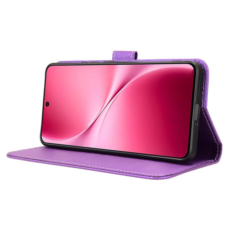 For vivo V60 Lite 4G / 5G Diamond Texture Leather Phone Case