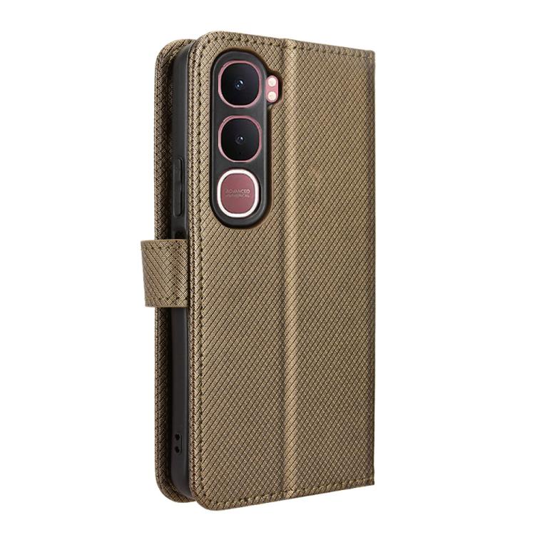 For vivo Y31 5G 2025 Diamond Texture Leather Phone Case
