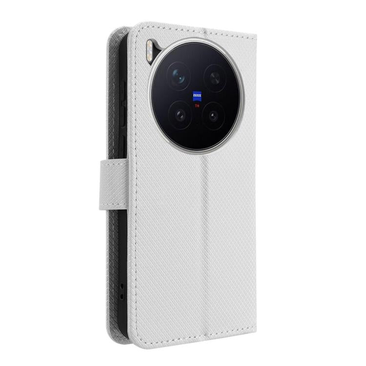 For vivo X300 Pro Diamond Texture Leather Phone Case