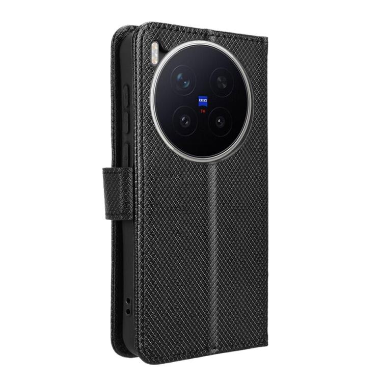 For vivo X300 Pro Diamond Texture Leather Phone Case