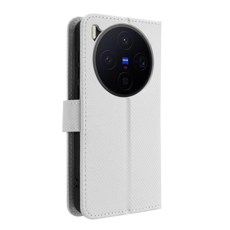 For vivo X300 Diamond Texture Leather Phone Case