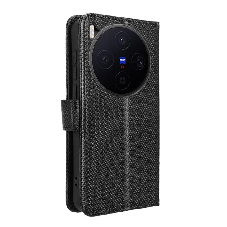 For vivo X300 Diamond Texture Leather Phone Case