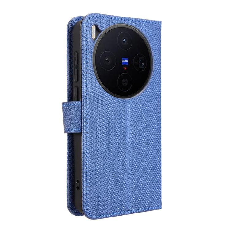 For vivo X300 Diamond Texture Leather Phone Case