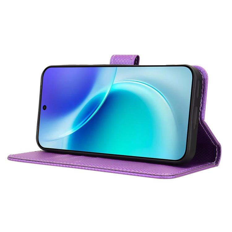 For vivo X300 Diamond Texture Leather Phone Case