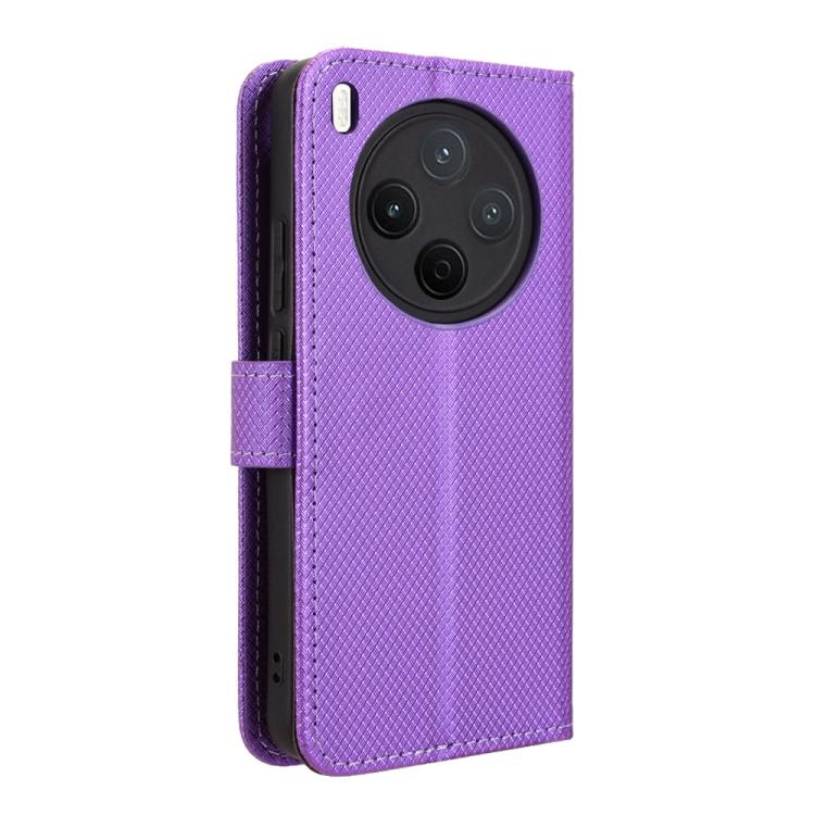 For vivo Y500 Pro 5G Diamond Texture Leather Phone Case