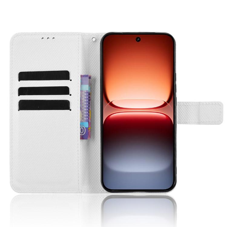 For vivo iQOO 15 5G Diamond Texture Leather Phone Case