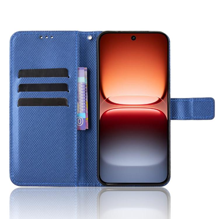 For vivo iQOO 15 5G Diamond Texture Leather Phone Case