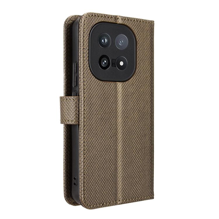 For vivo iQOO 15 5G Diamond Texture Leather Phone Case