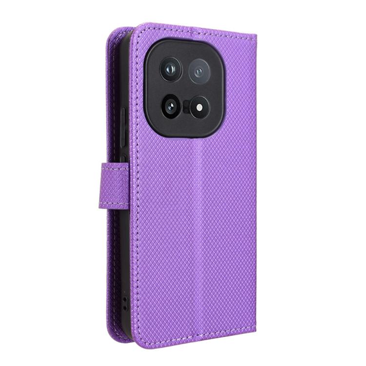 For vivo iQOO 15 5G Diamond Texture Leather Phone Case