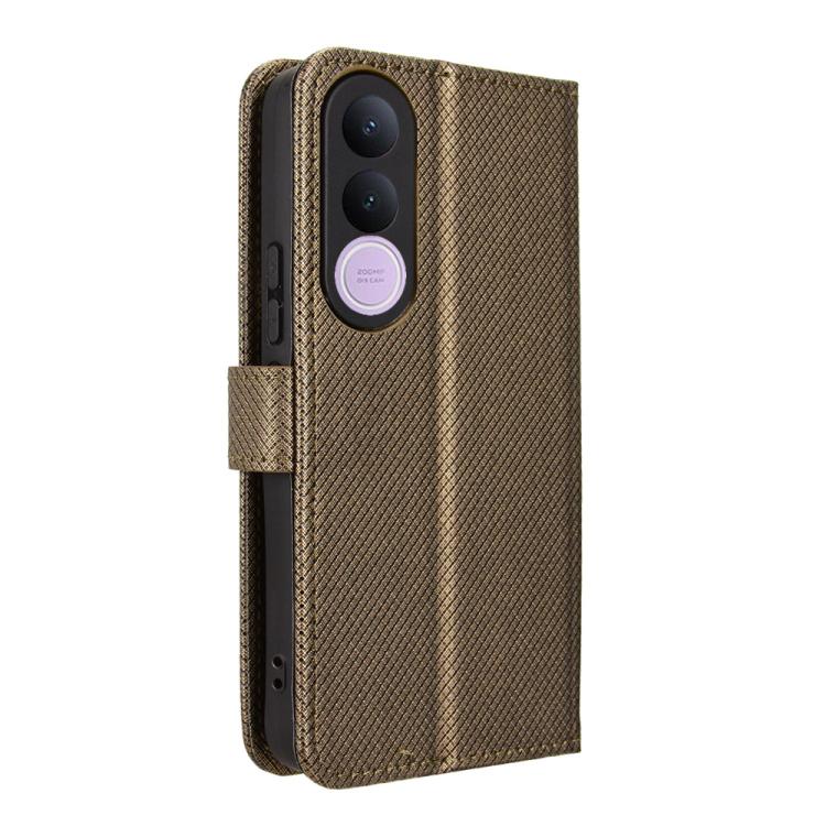 For vivo V70 FE 5G Diamond Texture Leather Phone Case