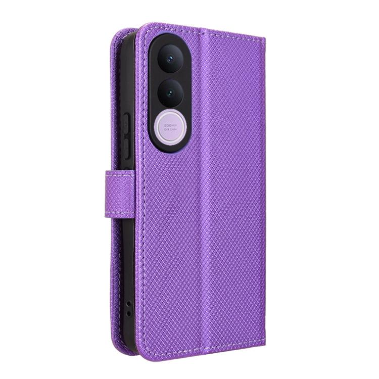 For vivo V70 FE 5G Diamond Texture Leather Phone Case