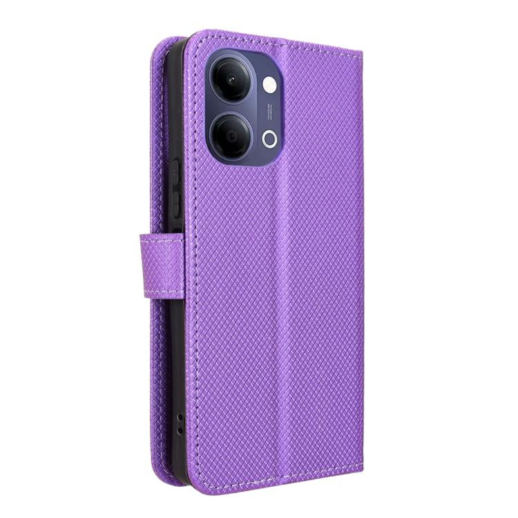 For vivo Y21 5G / Y05 4G Diamond Texture Leather Phone Case