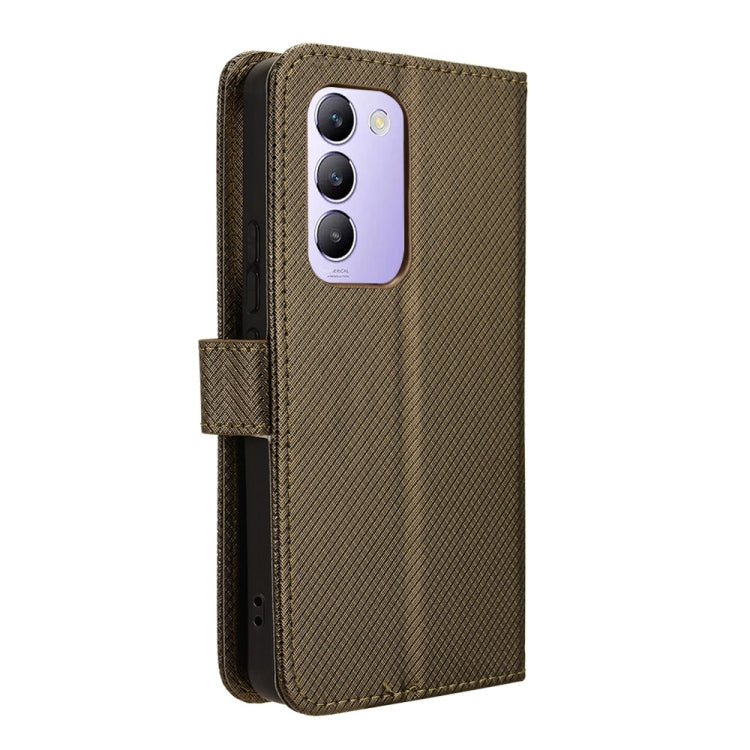 For vivo Y200e 5G / Y100 5G IDN Diamond Texture Leather Phone Case