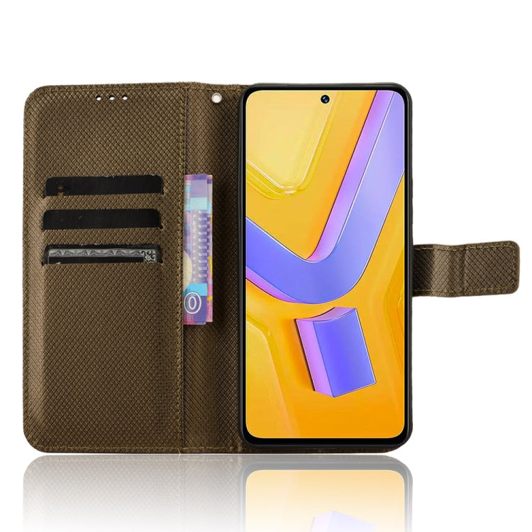For vivo Y200e 5G / Y100 5G IDN Diamond Texture Leather Phone Case