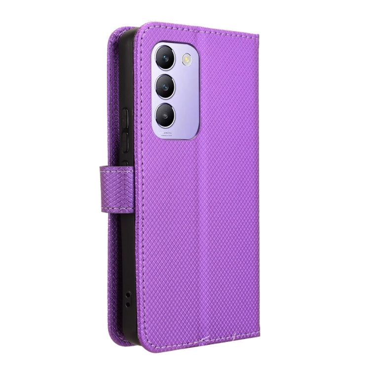 For vivo Y200e 5G / Y100 5G IDN Diamond Texture Leather Phone Case