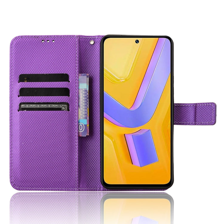 For vivo Y200e 5G / Y100 5G IDN Diamond Texture Leather Phone Case