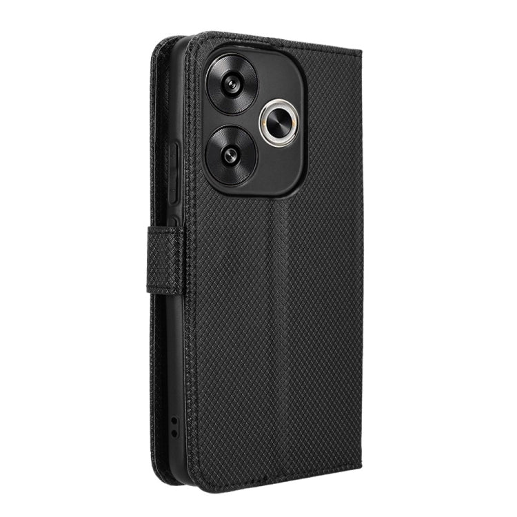 For Xiaomi Redmi Turbo 3 5G Diamond Texture Leather Phone Case