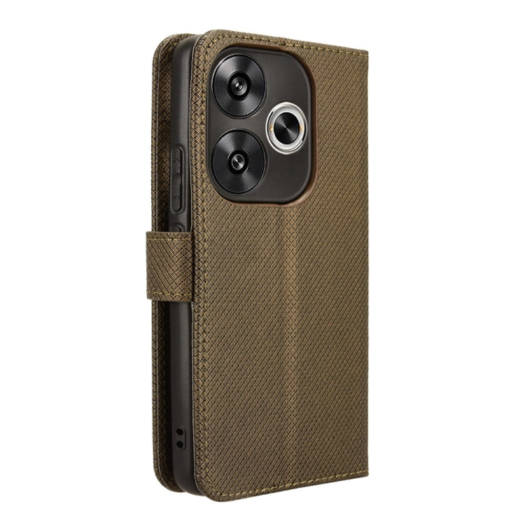 For Xiaomi Redmi Turbo 3 5G Diamond Texture Leather Phone Case
