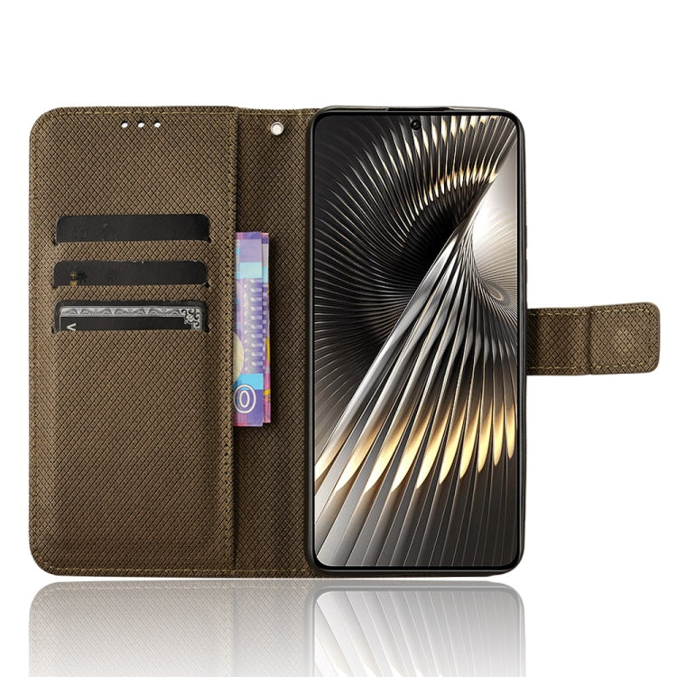 For Xiaomi Redmi Turbo 3 5G Diamond Texture Leather Phone Case