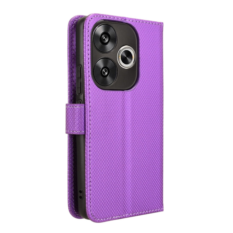 For Xiaomi Redmi Turbo 3 5G Diamond Texture Leather Phone Case