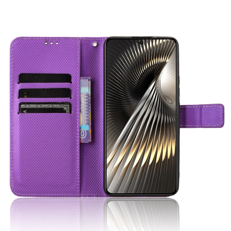 For Xiaomi Redmi Turbo 3 5G Diamond Texture Leather Phone Case