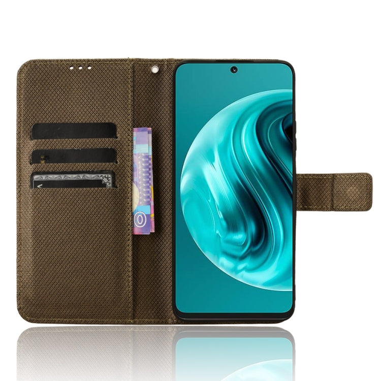 For Huawei nova 12i 4G / Enjoy 70 Pro 4G Diamond Texture Leather Phone Case