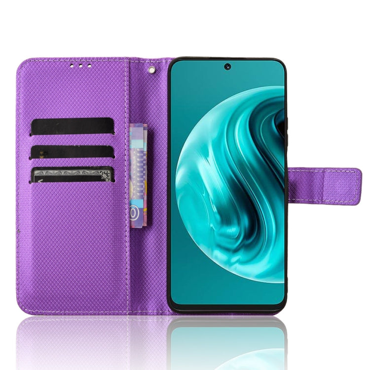 For Huawei nova 12i 4G / Enjoy 70 Pro 4G Diamond Texture Leather Phone Case