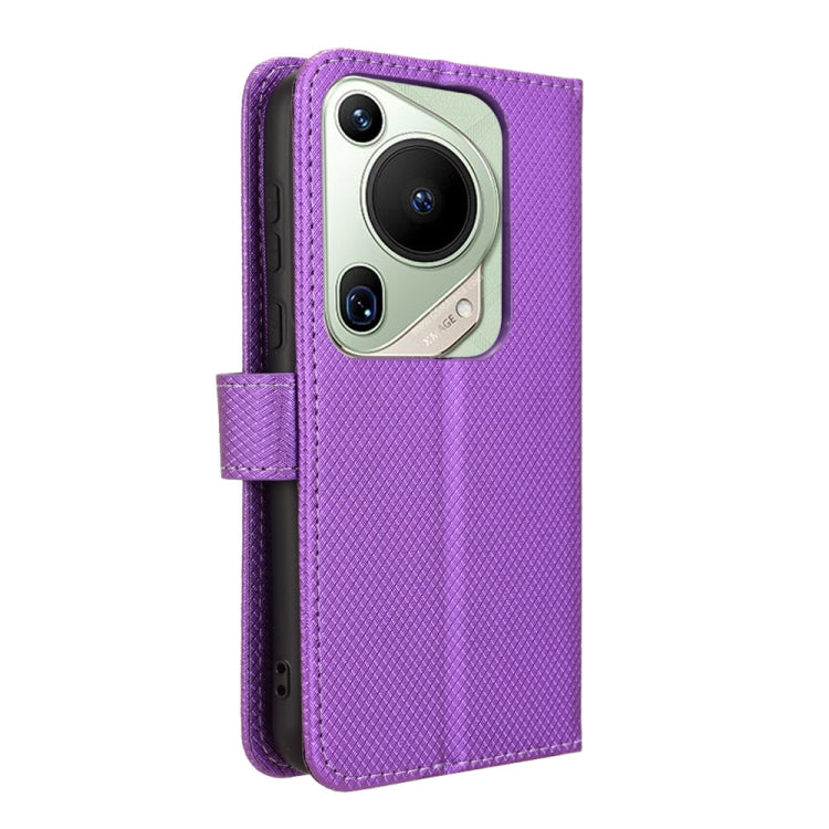 For Huawei Pura 70 Pro / 70 Pro+ Diamond Texture Leather Phone Case