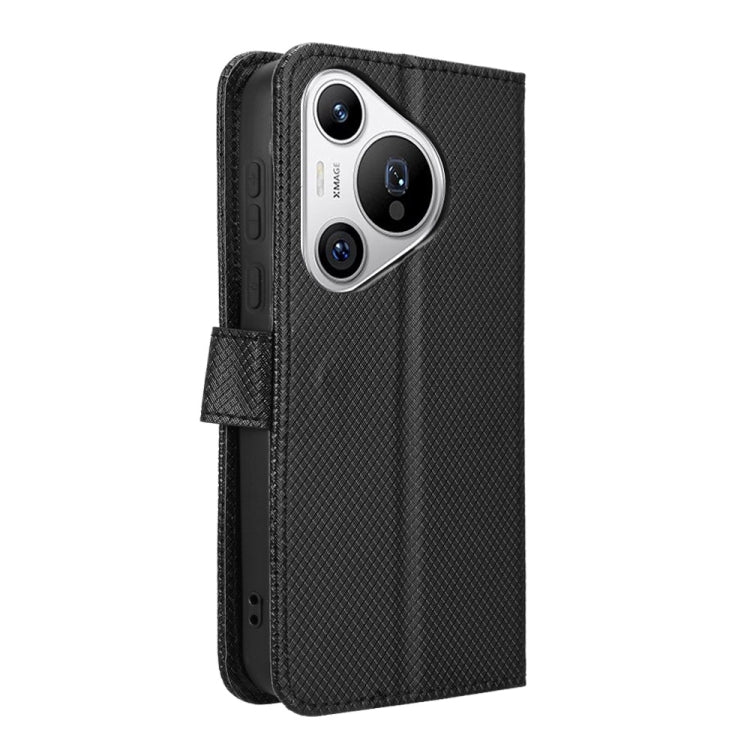 For Huawei Pura 70 Diamond Texture Leather Phone Case