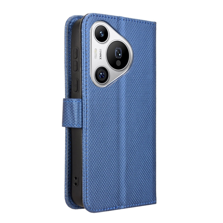 For Huawei Pura 70 Diamond Texture Leather Phone Case