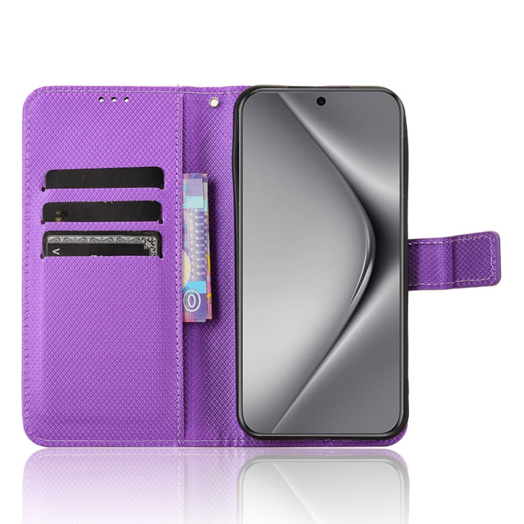 For Huawei Pura 70 Diamond Texture Leather Phone Case