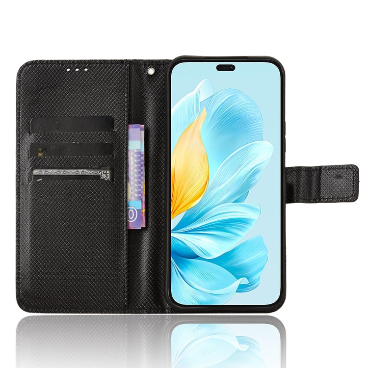 For Honor 200 Lite Global Diamond Texture Leather Phone Case