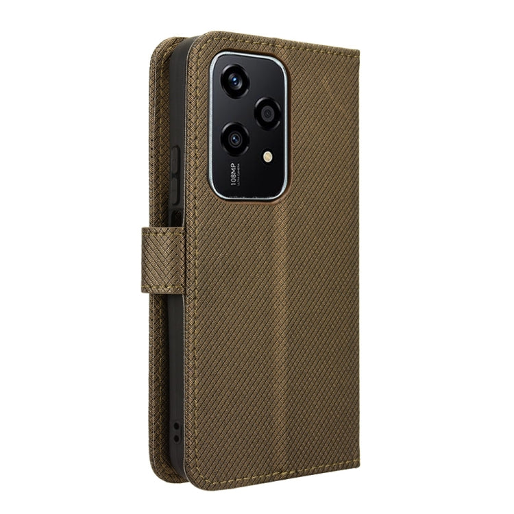 For Honor 200 Lite Global Diamond Texture Leather Phone Case