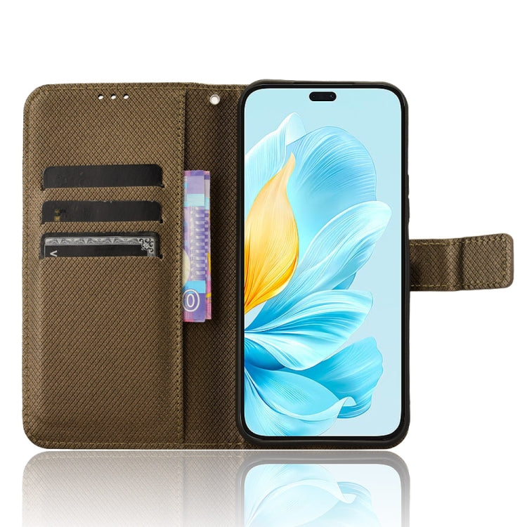 For Honor 200 Lite Global Diamond Texture Leather Phone Case