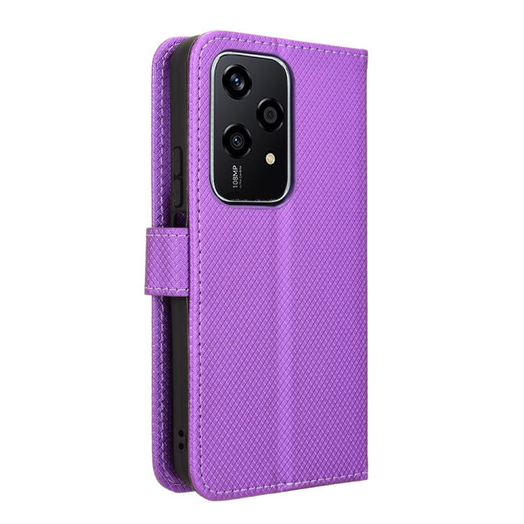 For Honor 200 Lite Global Diamond Texture Leather Phone Case
