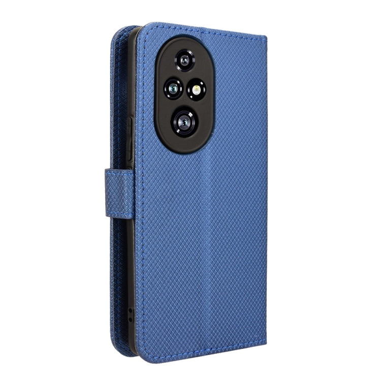 For Honor 200 Pro 5G Diamond Texture Leather Phone Case