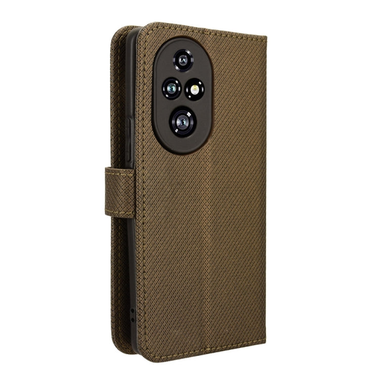 For Honor 200 Pro 5G Diamond Texture Leather Phone Case