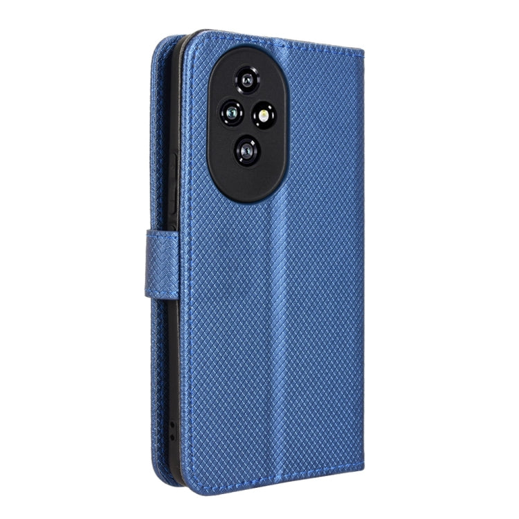 For Honor 200 5G Diamond Texture Leather Phone Case