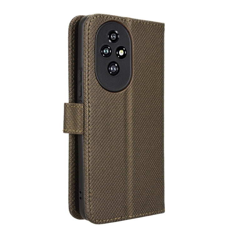 For Honor 200 5G Diamond Texture Leather Phone Case