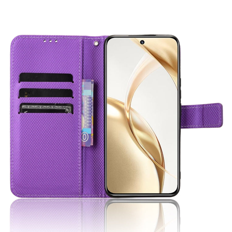 For Honor 200 5G Diamond Texture Leather Phone Case