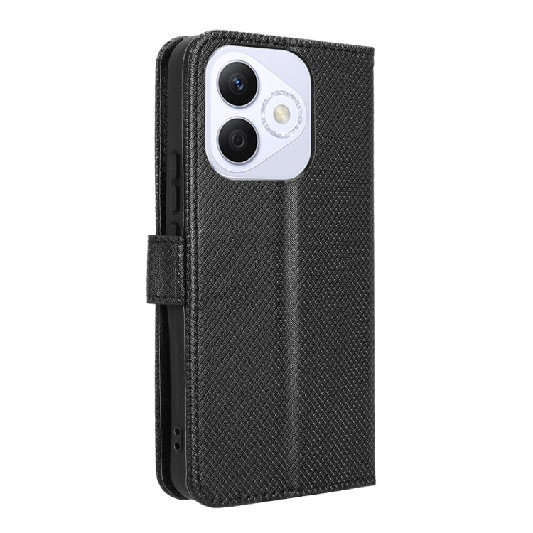 For Honor X60i 5G Diamond Texture Leather Phone Case