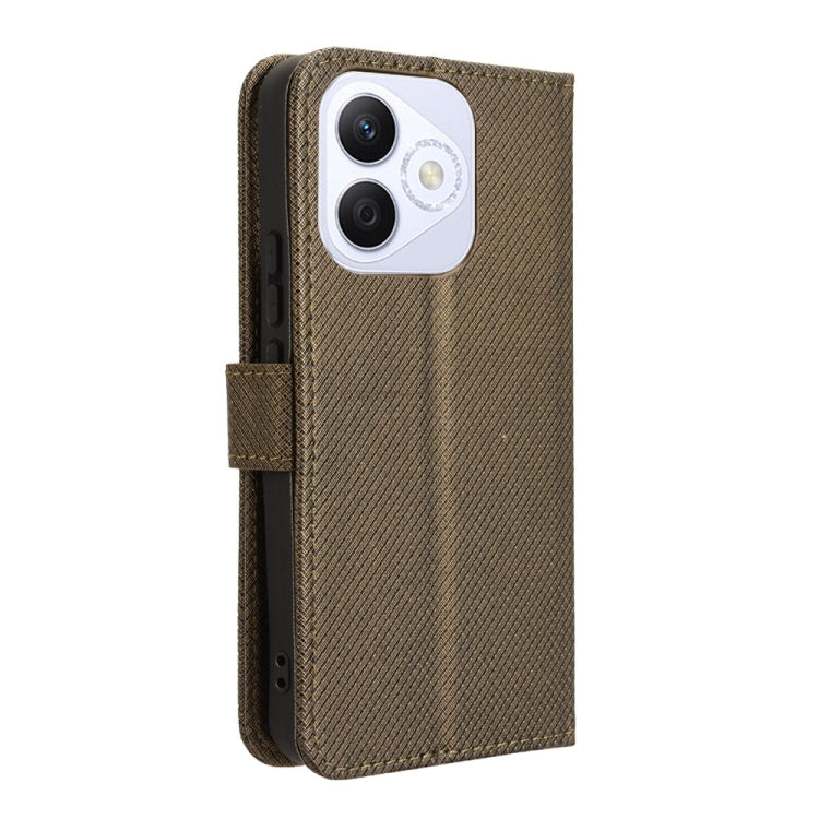For Honor X60i 5G Diamond Texture Leather Phone Case
