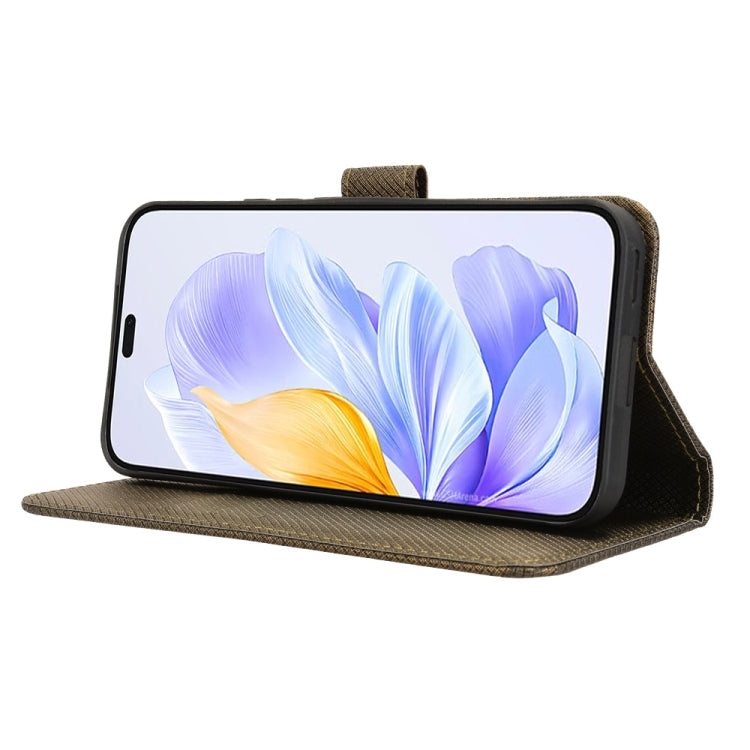 For Honor X60i 5G Diamond Texture Leather Phone Case